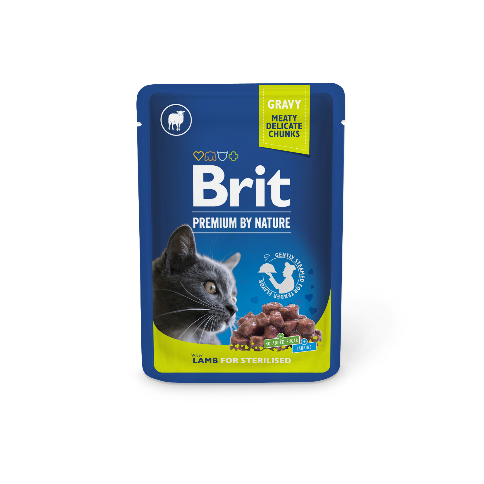 E-shop Kapsička Brit Premium Cat Pouches – Lamb for Sterilised 100 g