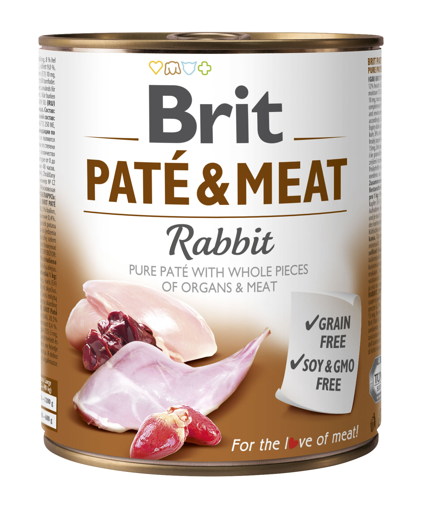 E-shop Konzerva Brit Care Paté & Meat Rabbit 800 g