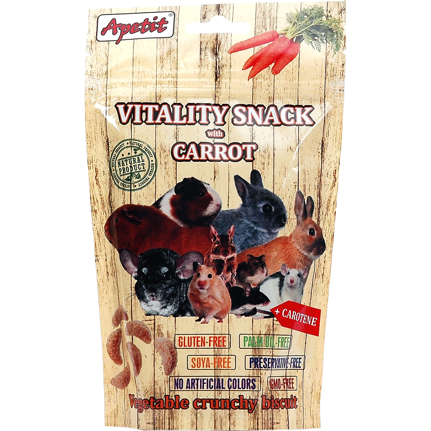 E-shop Apetit Vitality snack s mrkvou 80g