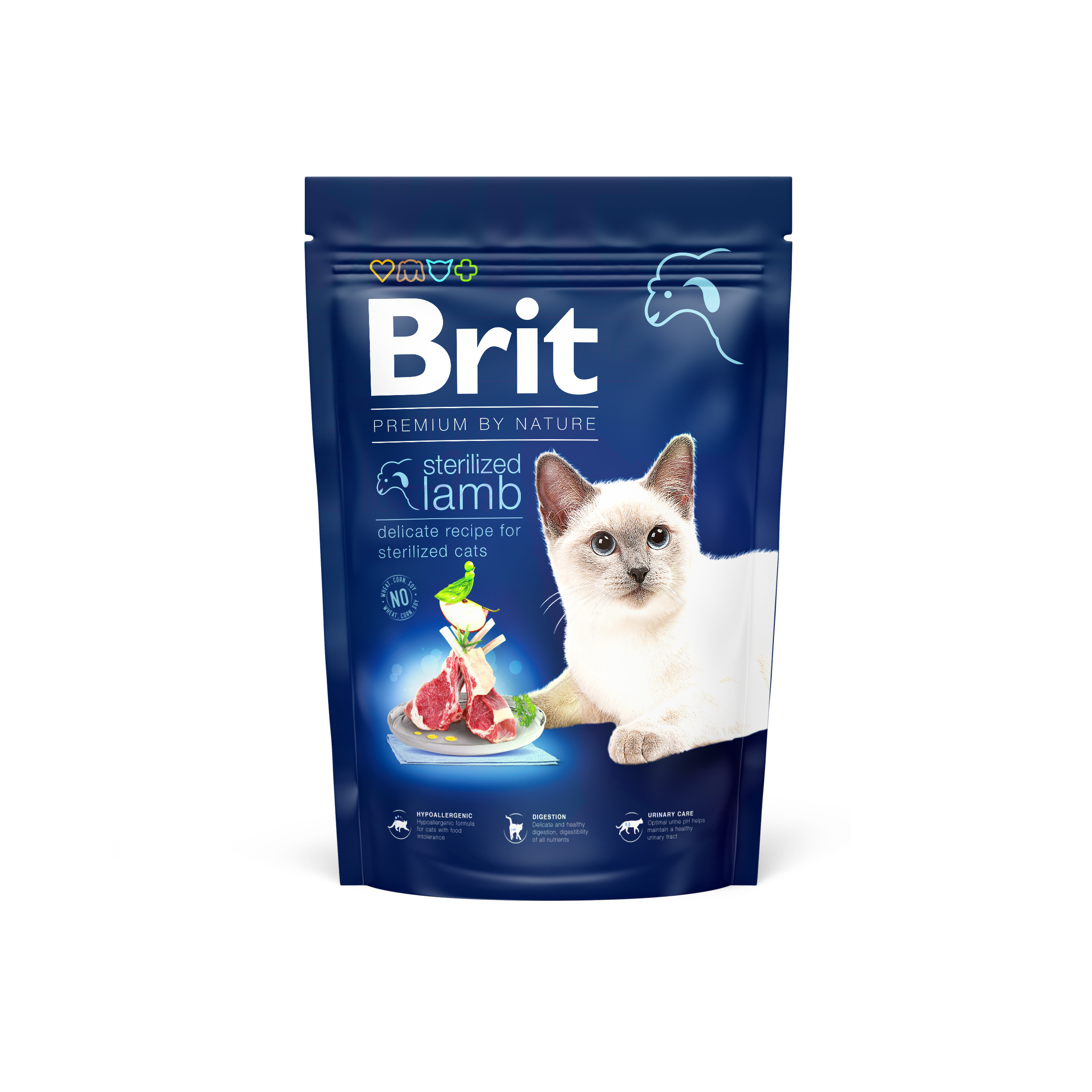 E-shop Brit Premium by Nature Cat Sterilized Lamb 1,5 kg