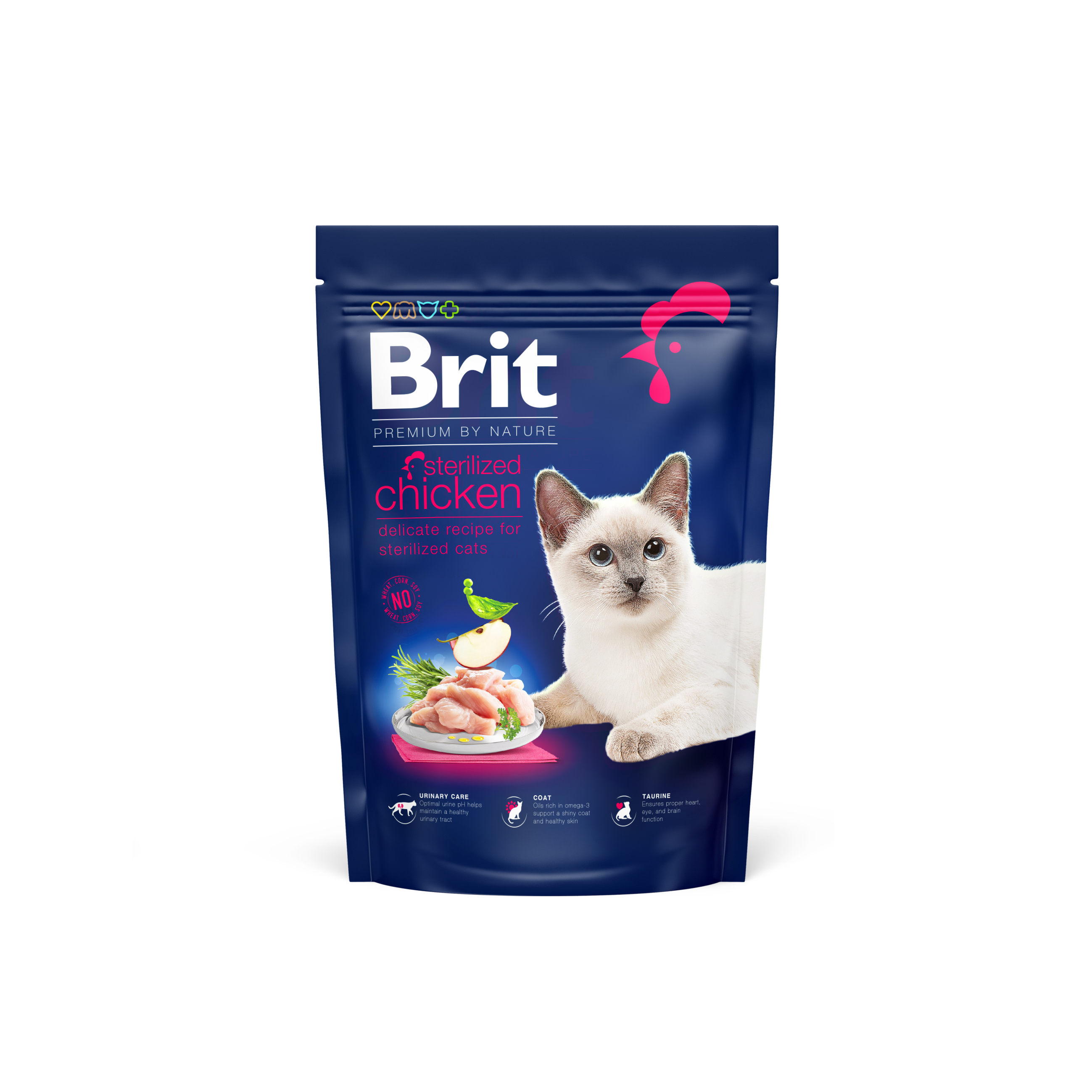 E-shop Brit Premium by Nature Cat Sterilized Chicken 800 g