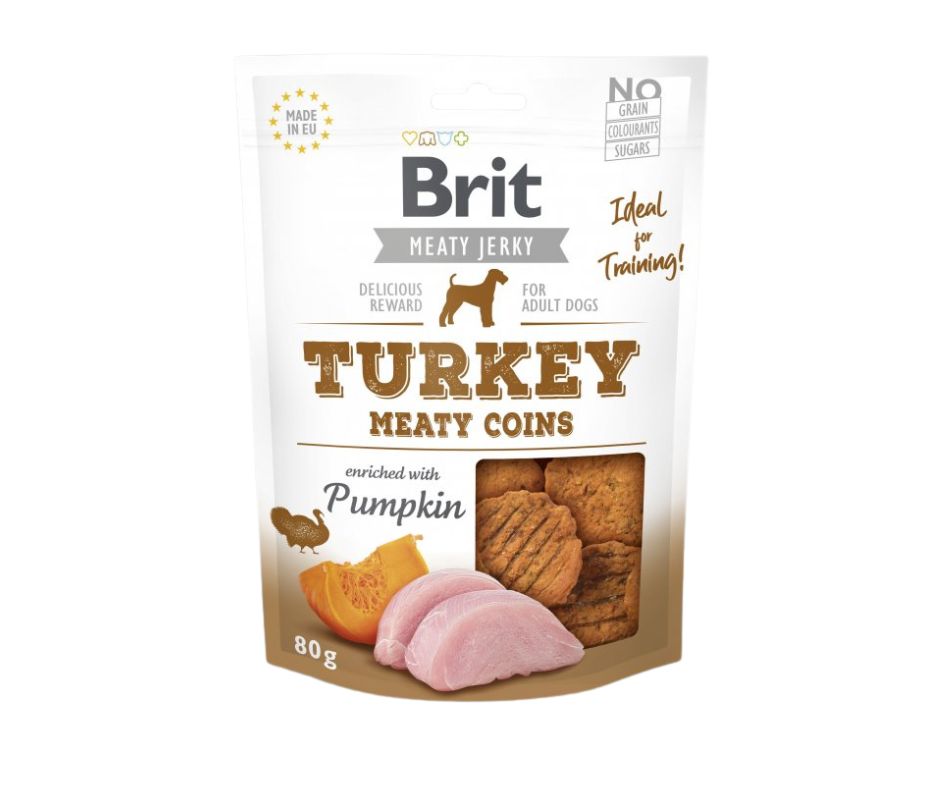 E-shop Brit Jerky Turkey Meaty Coins 80 g