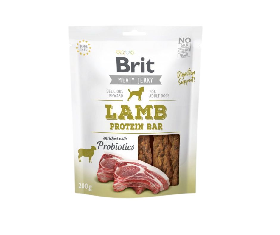 E-shop Brit Jerky Lamb Protein Bar 200 g
