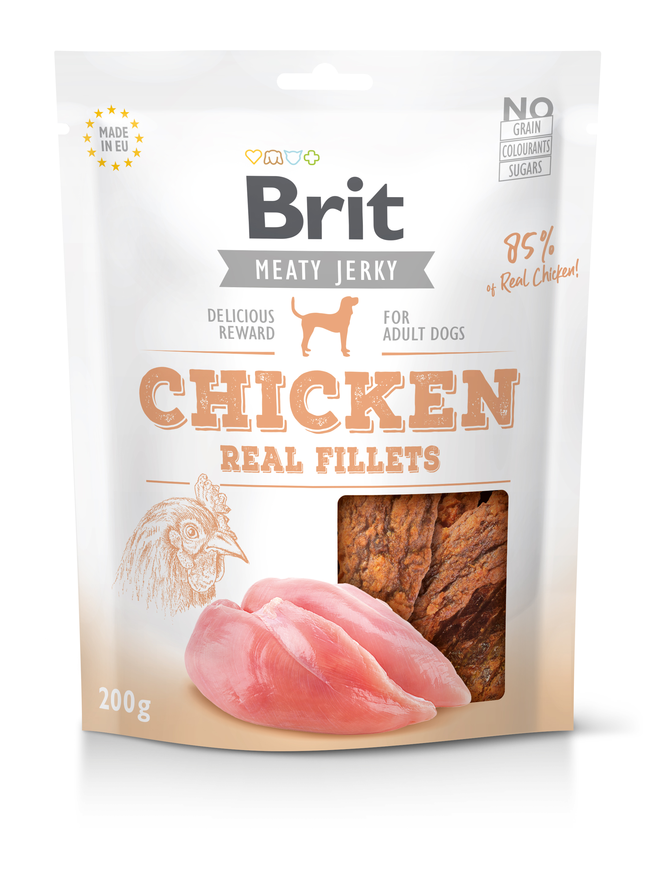 E-shop Brit Jerky Chicken Fillets 200 g