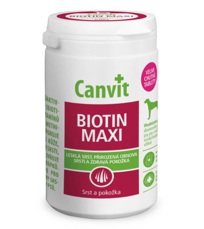 E-shop Canvit Biotin Maxi pre psov 500g
