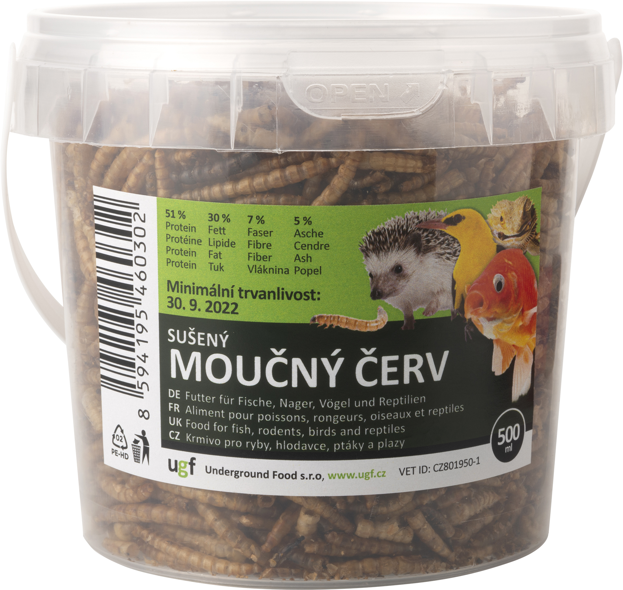 E-shop Underground Food Múčný červ 500ml