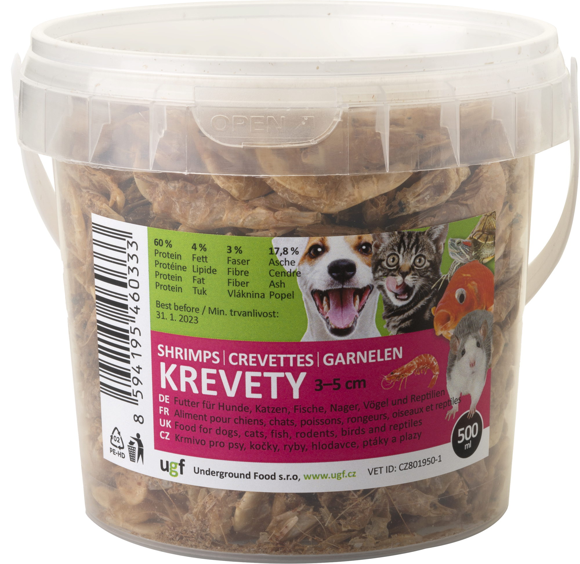 E-shop Underground Food Krevety 500 ml