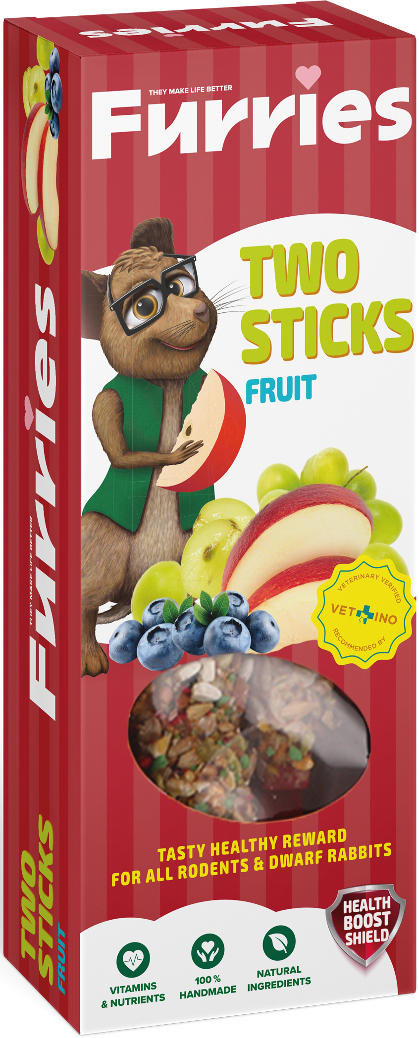 E-shop Furries Stick Ovoce 2x60g