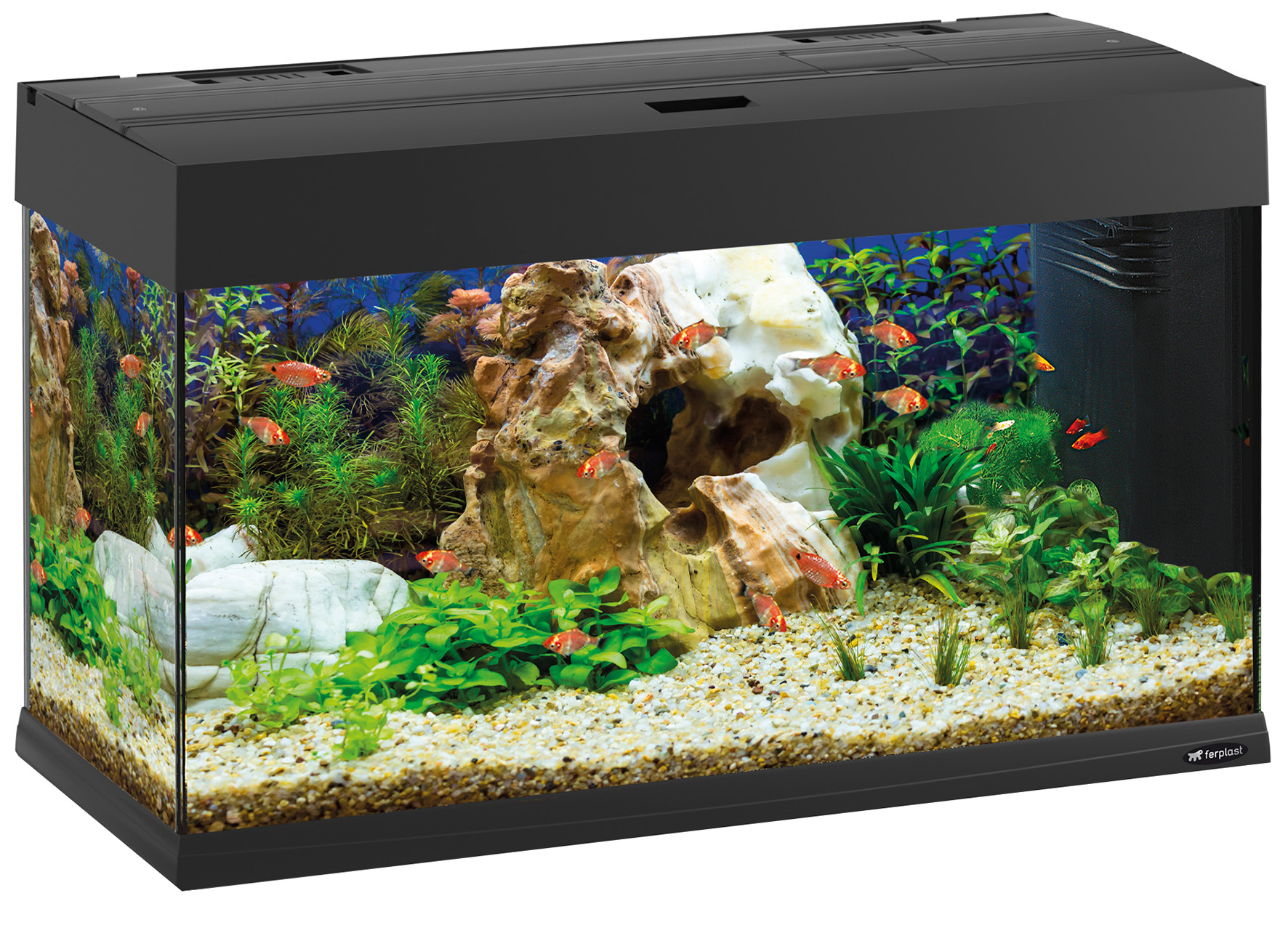 E-shop Ferplast Akvar.set FER DUBAI 80 LED AQU.BLACK