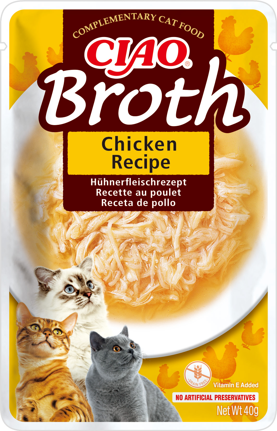 E-shop Inaba Kapsička Churu Broth - kura 40g