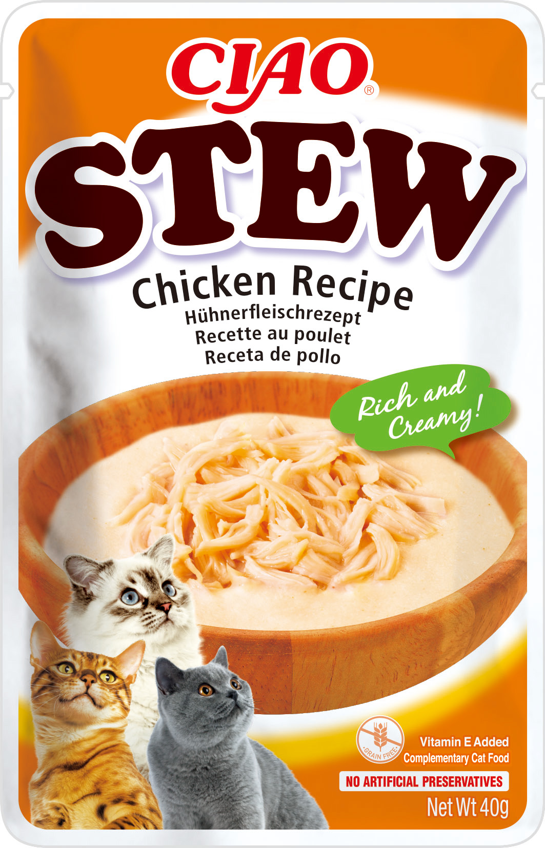 E-shop Inaba Kapsička Churu Stew - kura 40g