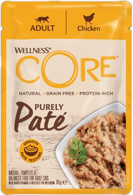 E-shop Kapsička Wellness Core Cat Paté kura 85g