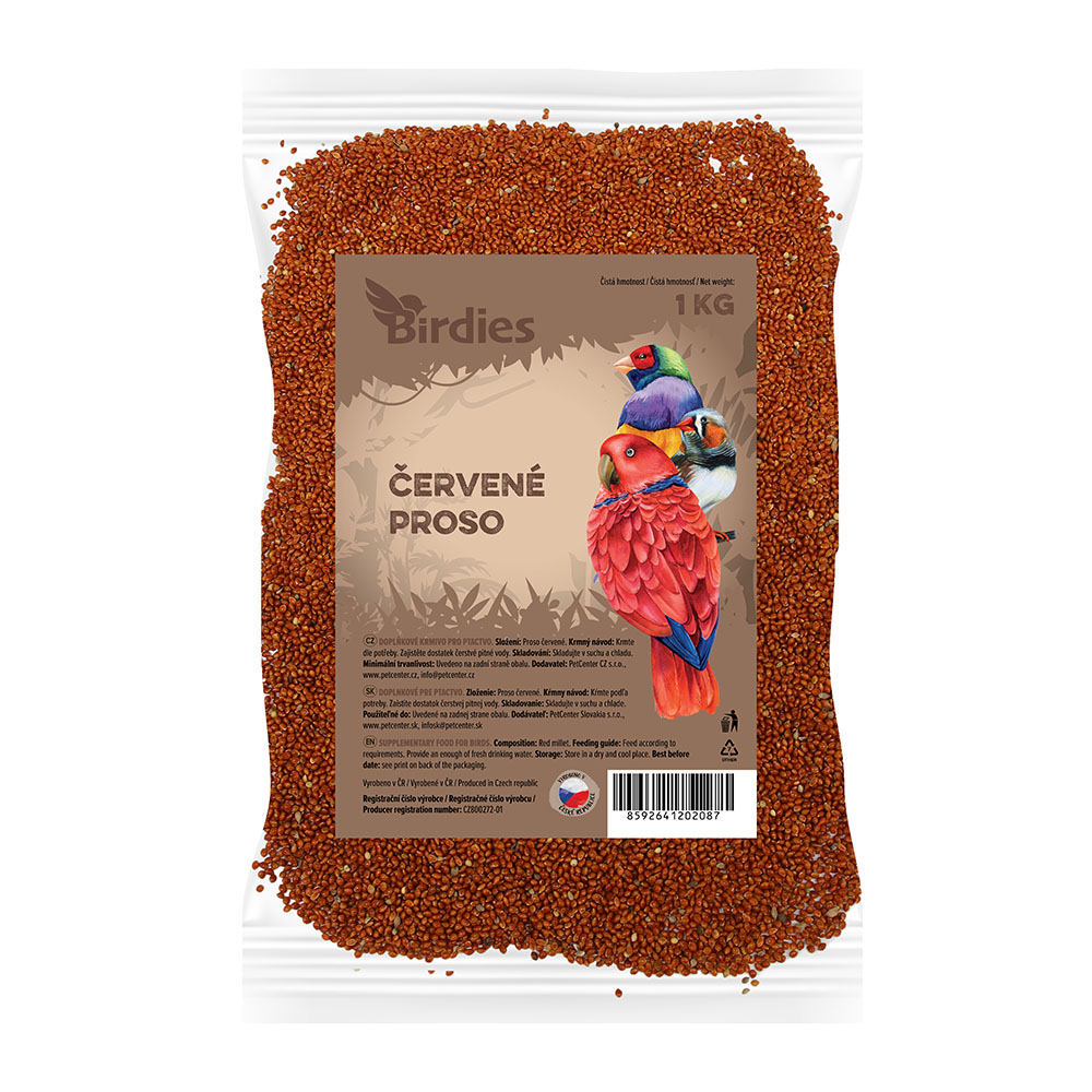 E-shop Birdies proso červené 1kg