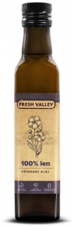 E-shop Fresh Valley ľanový olej 250 ml