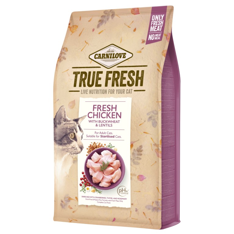 E-shop Carnilove True Fresh Cat Chicken 4,8 kg