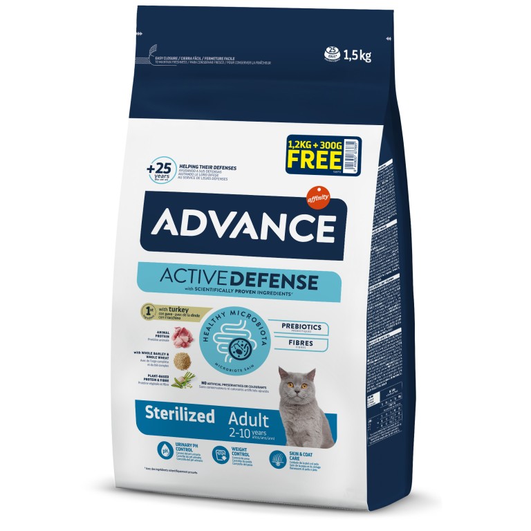 E-shop ADVANCE CAT sterilized krute 1,5kg