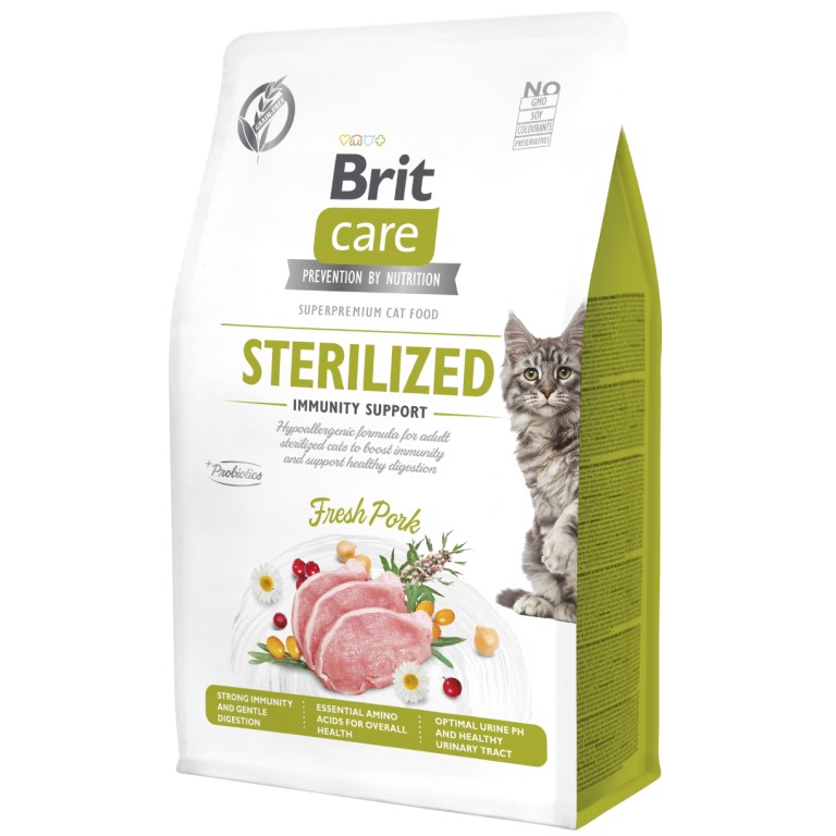 E-shop Brit Care Cat Grain-Free Sterilized Immunity Support 0,4 kg
