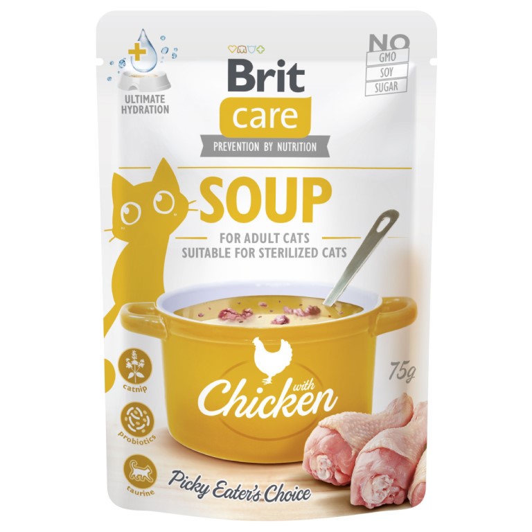 E-shop Kapsička Brit Care Cat Soup with Chicken 75 g