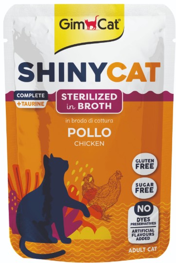 E-shop Kapsička ShinyCat Stelilized kura 70 g