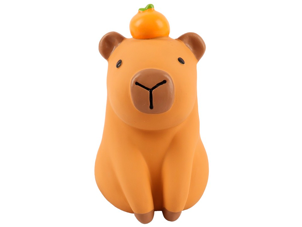 E-shop Huhubamboo latexová kapybara s pomarančom
