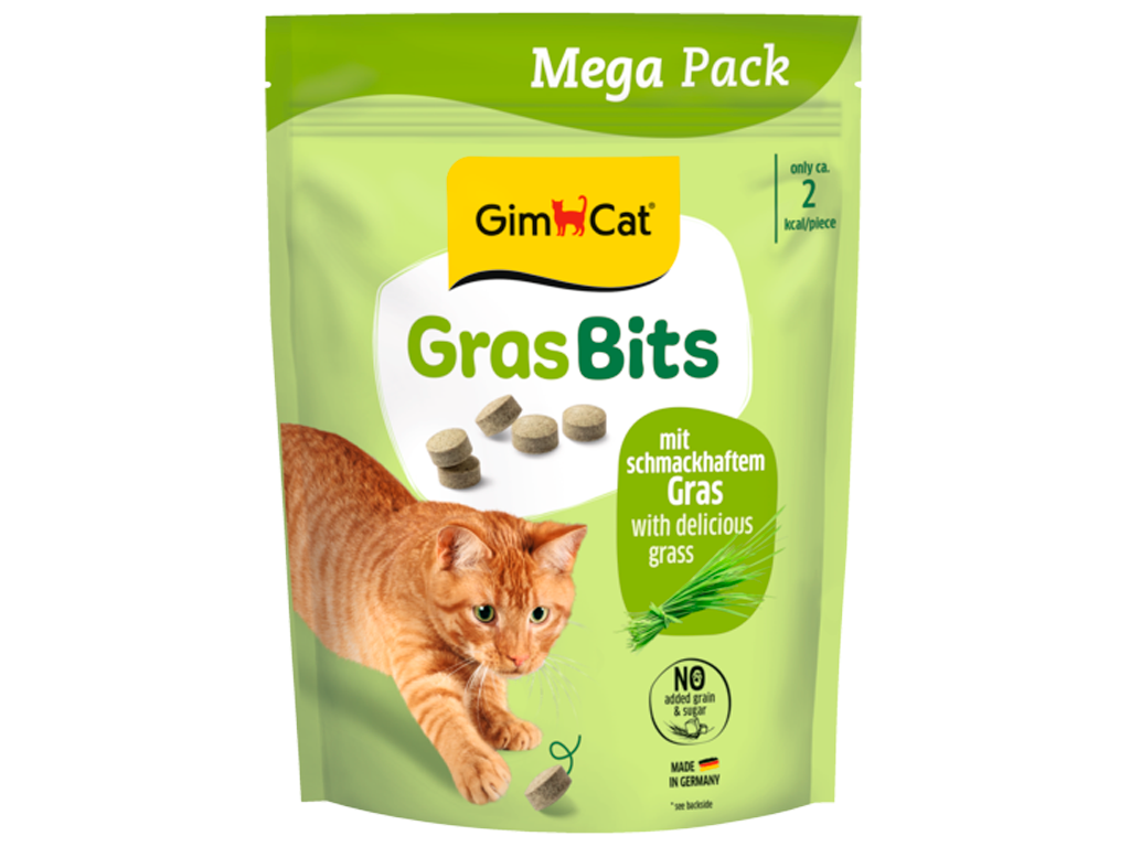 E-shop GimCat GrasBits tablety s mačacou trávou 425 g