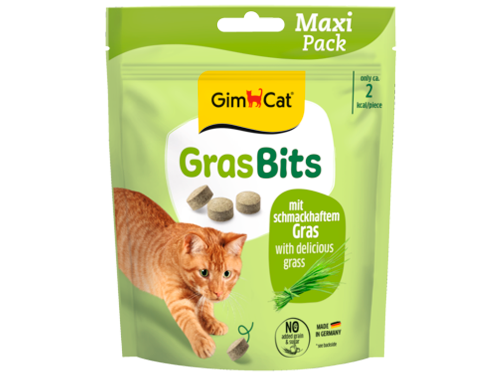 E-shop GimCat GrasBits tablety s mačacou trávou 140 g