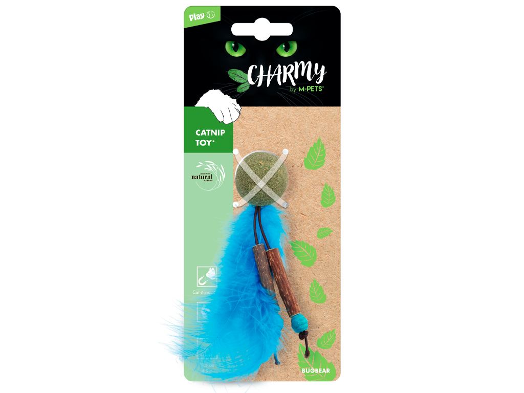 E-shop M-Pets hračka pre mačky s catnipom modrá