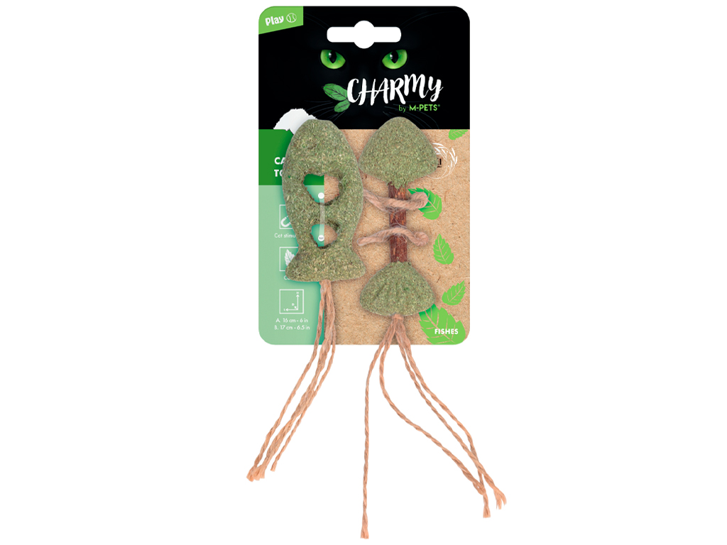 E-shop M-Pets hračka pre mačky ryby s catnipom