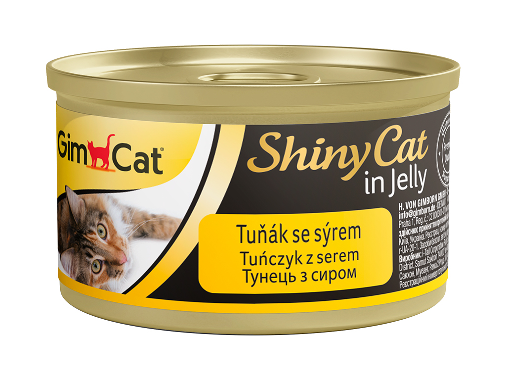 E-shop Konzerva ShinyCat tuniak, syr 70 g