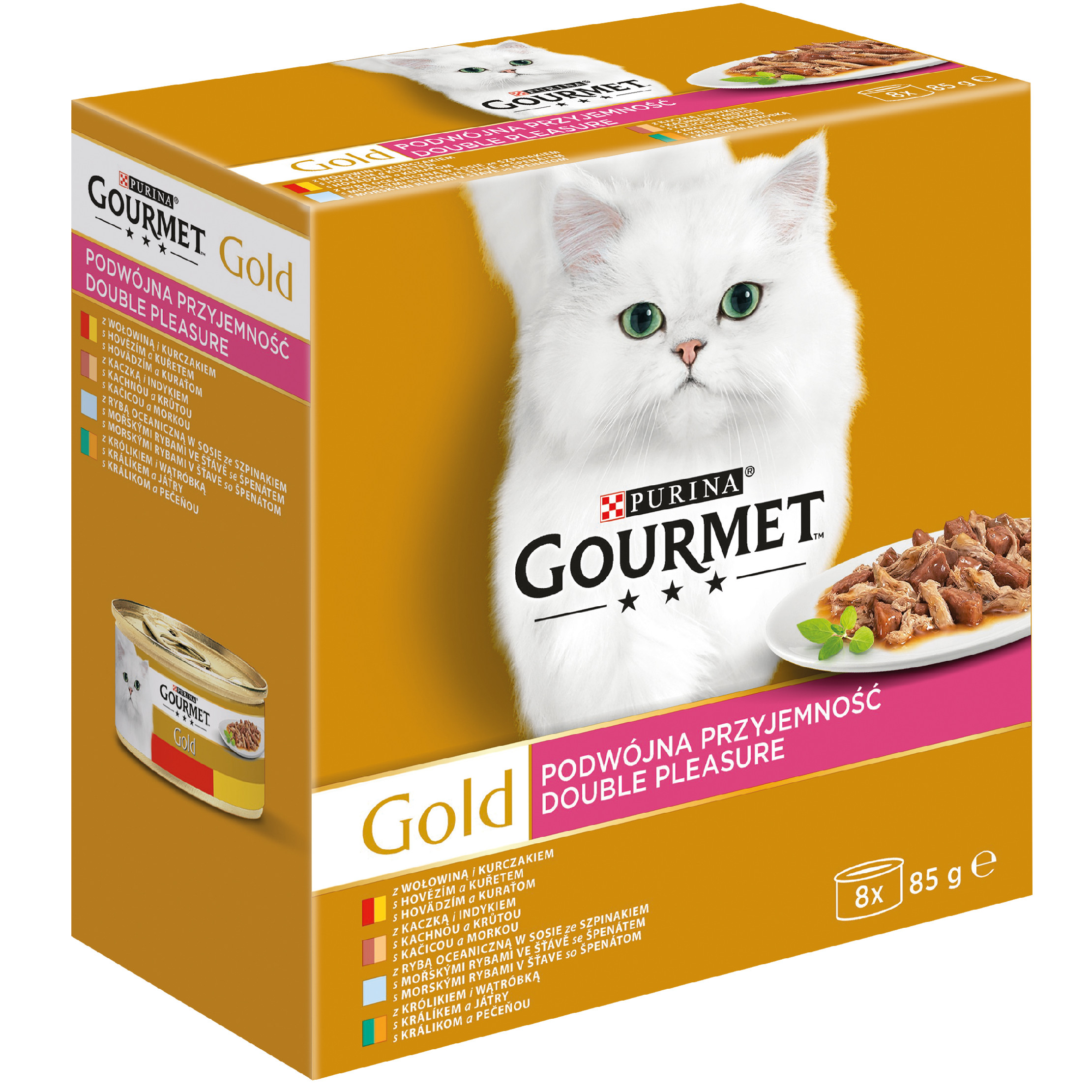 E-shop Gourmet Konz.Gourmet Gold 7+1 MIX (8x 85 g )