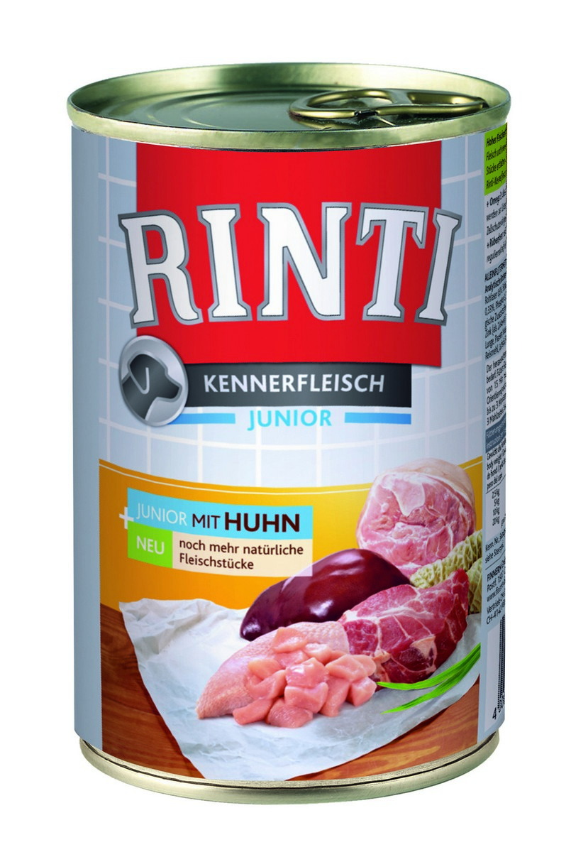 E-shop Rinti Junior konzerva pre psov kura 400g