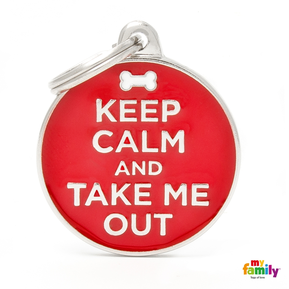 E-shop My Family Známka Charms - KEEP OUT