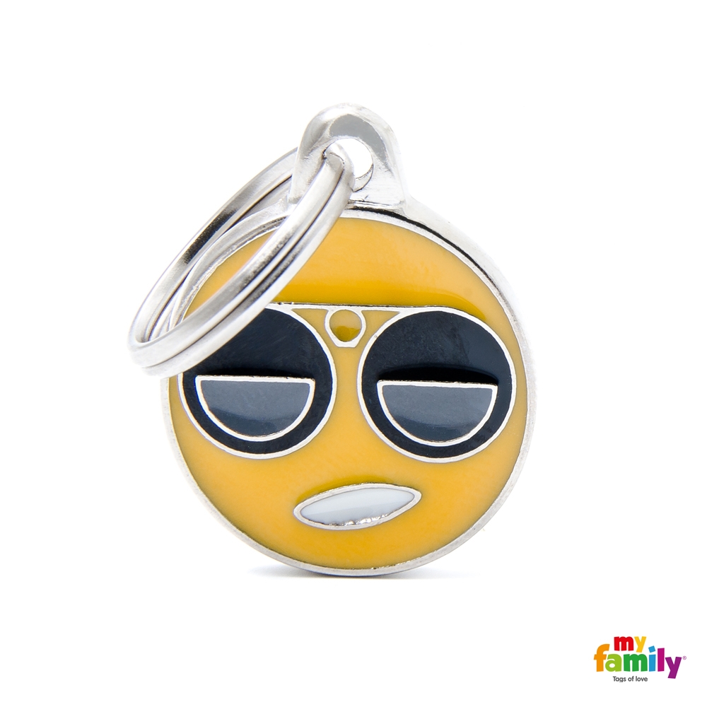 E-shop My Family Známka Charms obličej s brylemi