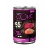 Konzerva Wellness CORE 95 Dog krocan a koza 400g