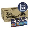 Felix Fantastic hovädzie, kuracie, tuniak, treska v želé 80 x 85 g