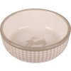 FLAMINGO miska pre hlodavcov MYLO CERAMIC béž.-biela 13,3x13,3x4,6cm 400ml