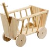 FLAMINGO doplnok pre hlodavcov vozík NATURE WOOD MANGER HANDCART 29cm