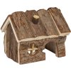 FLAMINGO domček HOUSE GRITTY WOOD S 14,5x11x11,5cm