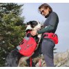 I-Dog Comfort Trek Big batoh na postroj, červený M/L/XL