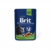4356 kapsicka brit cat premium pouches kureci platky sterilised 100g