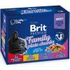 Kapsička Brit Cat Premium Pouches Rodina 12x100g