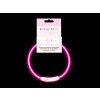 Huhubamboo LED svietiaci obojok z nylonu ružový 45 cm