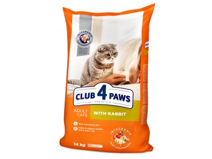 Club 4 Paws S KRÁLIČÍM.Suché krmivo pro  kočky