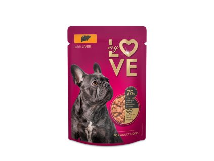 MyLove Pauch 100 mockup DOG LIVER