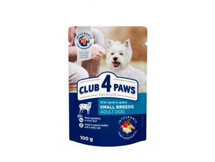 CLUB DOG Premium small breeds With lamb in gravy2