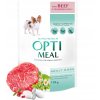 OPTIMEAL mokra karma dla psow Wolowina i zurawina w galarecie 12x100g