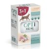 OPTIMEAL™ Konzervované krmivo pro dospělé kočky s králíčím v bílé omáčce (3+1)