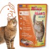 MIAU MIAU mokra karma DLA KOTOW Z KURCZAKIEM I WATROBKA W SOSIE 100 g (1)
