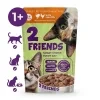 BALENÍ 12x85g 2FRIENDS S DRŮBEŽÍ V OMÁČCE PRO KOČKY
