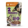 BALENÍ 12x85g 2FRIENDS S DRŮBEŽÍ V OMÁČCE PRO KOČKY